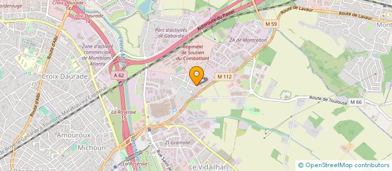 localisation de l'entreprise SNC RONCADIN à TOULOUSE