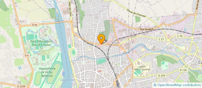 localisation de l'entreprise SNC ROSADA FRERES à VICHY