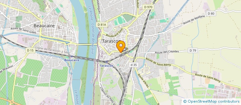 localisation de l'entreprise SNC ROULET - SGOIFO  TARASCON