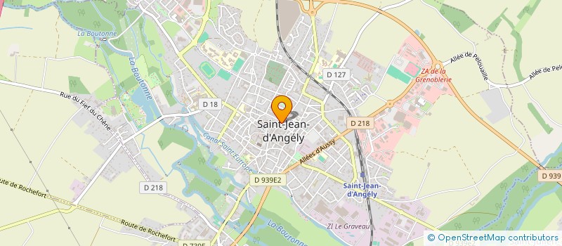 localisation de l'entreprise SNC ROULLET  SAINT-JEAN-D'ANGELY