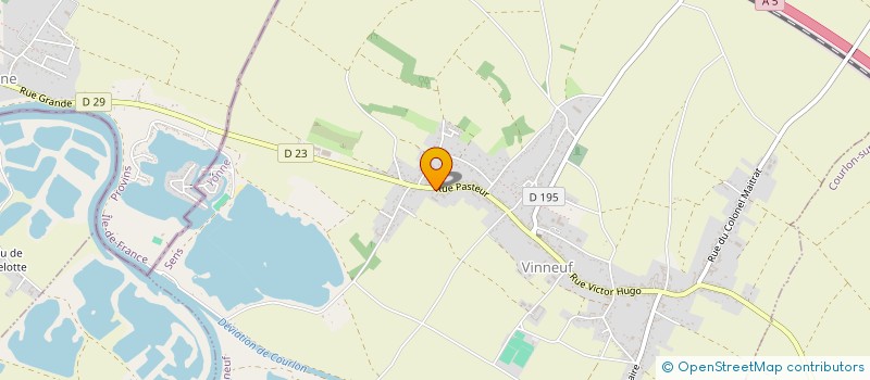 localisation de l'entreprise SNC ROUSSEAU  VINNEUF