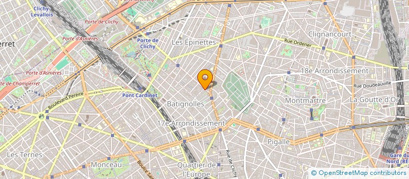 localisation de l'entreprise SNC ROYAL CLICHY à PARIS