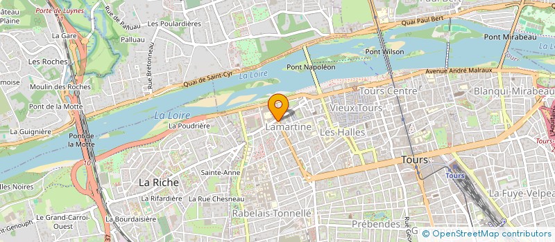 localisation de l'entreprise SNC RT  TOURS