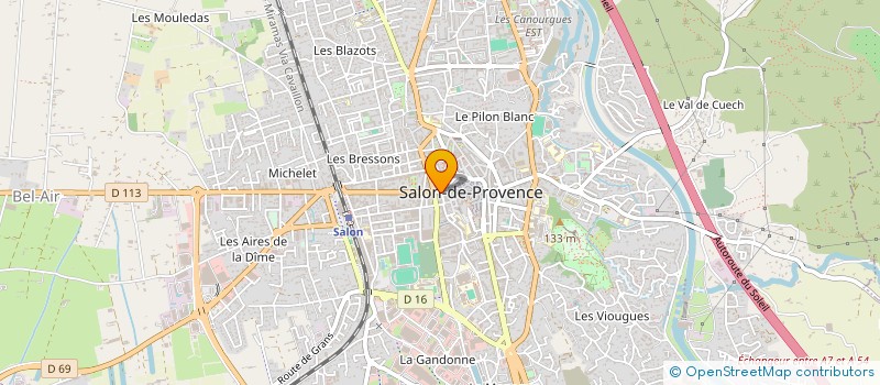 localisation de l'entreprise SNC RUBIO-SAAL  SALON-DE-PROVENCE