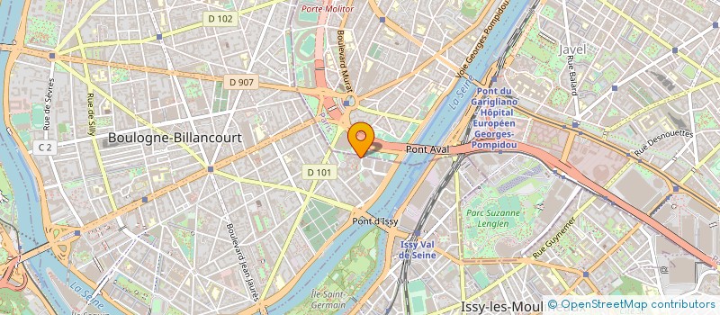 localisation de l'entreprise SNC RUE BLAISE PASCAL A NEUILLY  BOULOGNE-BILLANCOURT