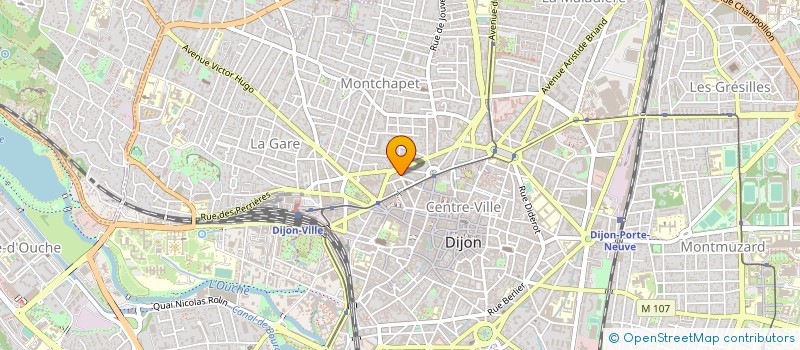 localisation de l'entreprise SNC RUE DE L'ABBAYE DE FONTENAY  DIJON