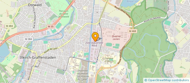localisation de l'entreprise SNC RUE DE L'INDUSTRIE ILLKIRCH  ILLKIRCH-GRAFFENSTADEN