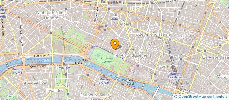 localisation de l'entreprise SNC RUE DE LA PAIX à PARIS