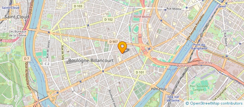 localisation de l'entreprise SNC RUE DU CHEMIN VERT à BOULOGNE-BILLANCOURT