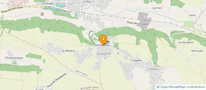 localisation de l'entreprise SNC RUGGERI  SAINT-SAVIN