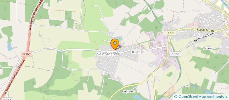 localisation de l'entreprise SNC SACLEUX à SAINT-MARCEL