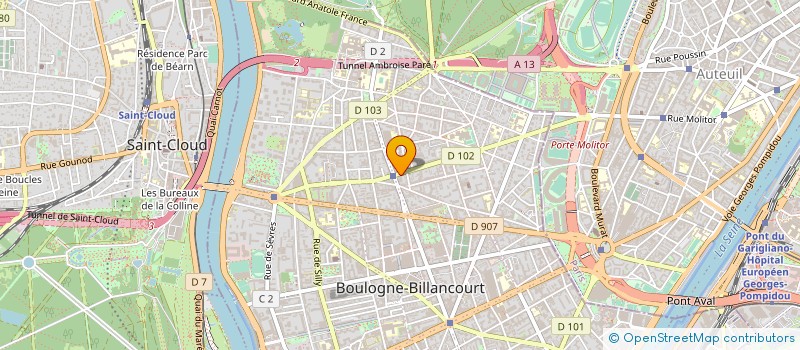 localisation de l'entreprise SNC SAINT GEOURS DE MAREMNE DEVELOPPEMENT à BOULOGNE-BILLANCOURT
