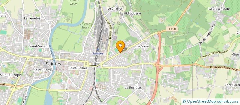 localisation de l'entreprise SNC SAINTONGE MENUISERIE AMENAGEMT PLACO  SAINTES