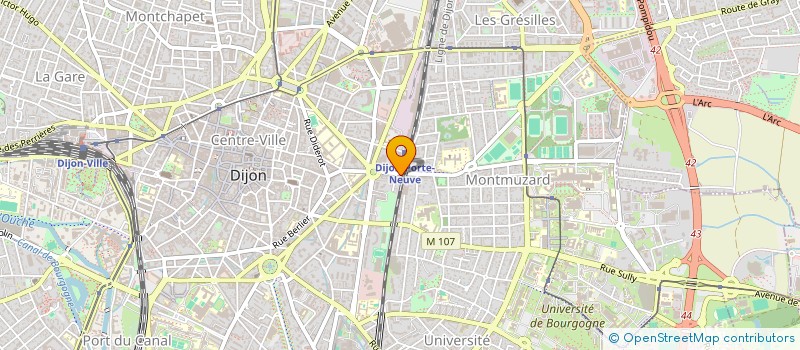 localisation de l'entreprise SNC SALLIT ET CIE à DIJON