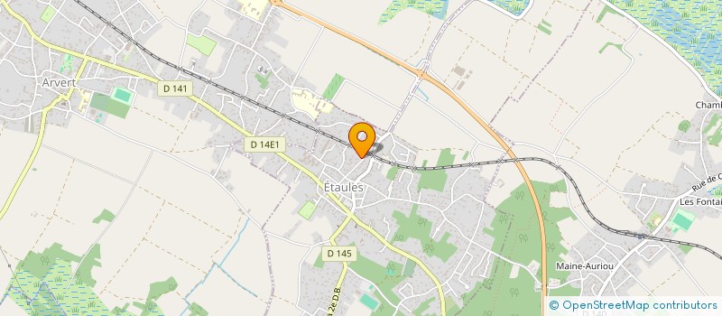 localisation de l'entreprise SNC SALMON ETIENNE  ETAULES