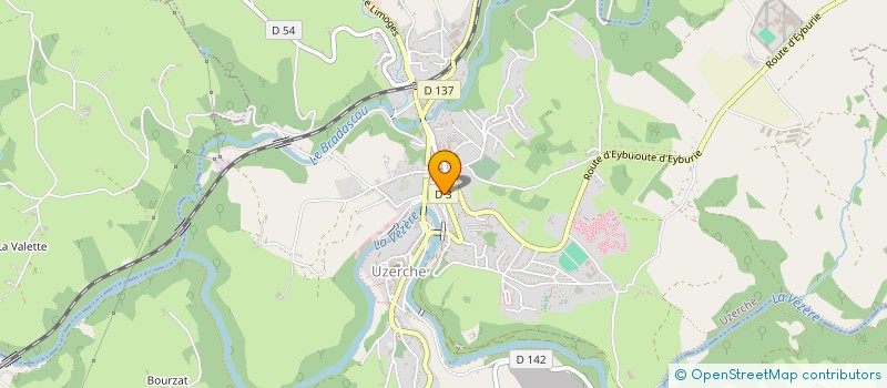 localisation de l'entreprise SNC SAMORA  UZERCHE