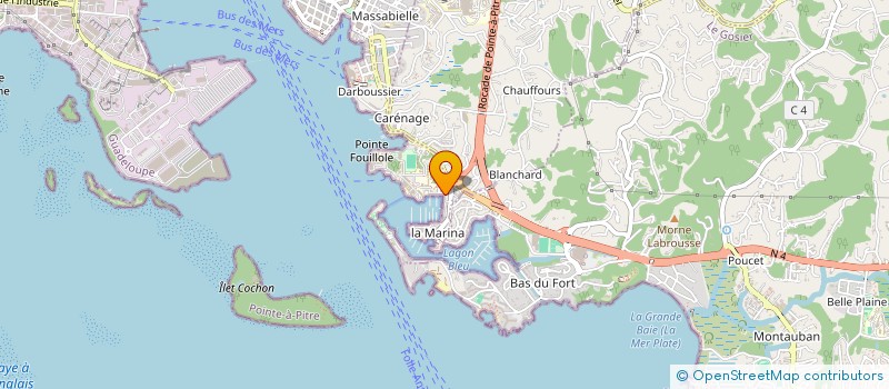 localisation de l'entreprise SNC SANDY ISLAND II  POINTE A PITRE