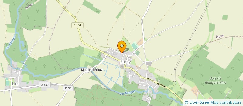 localisation de l'entreprise SNC SARAZIN  ETOUY