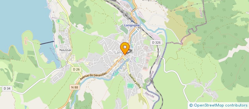 localisation de l'entreprise SNC SAVAJOL à LANGOGNE