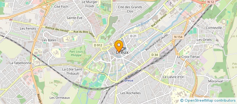 localisation de l'entreprise SNC SAVOYE à DREUX