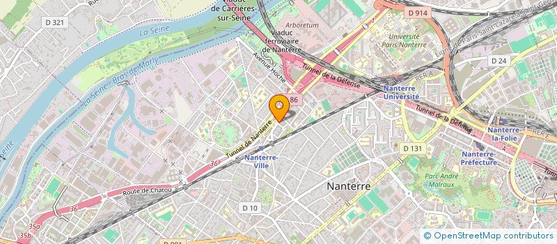 localisation de l'entreprise SNC SBI OPERATIONS à NANTERRE