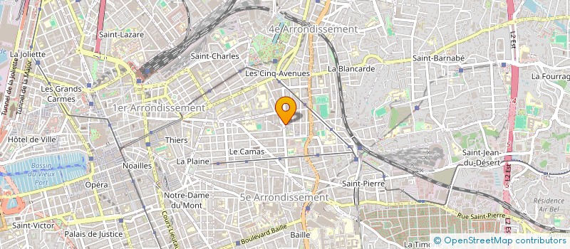 localisation de l'entreprise SNC SEBASTOPOL à MARSEILLE