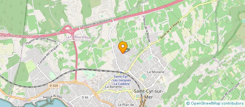 localisation de l'entreprise SNC SEBEN BANDOL à SAINT-CYR-SUR-MER