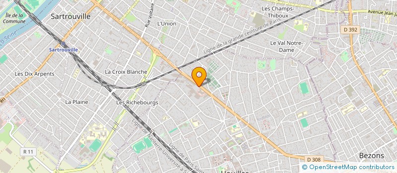 localisation de l'entreprise SNC SEFOR à HOUILLES