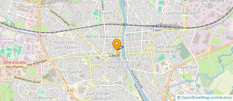 localisation de l'entreprise SNC SERIZAY  BONCHAMP-LES-LAVAL