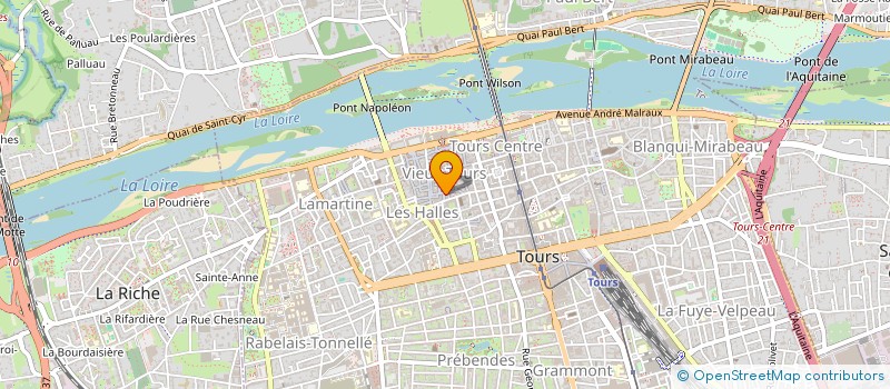 localisation de l'entreprise SNC SEYVIL  TOURS