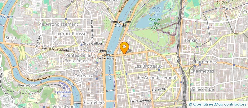 localisation de l'entreprise SNC SH FOUCHERES  LYON