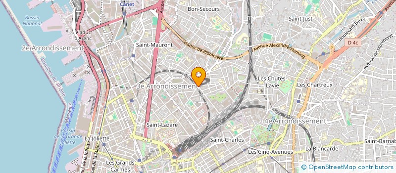 localisation de l'entreprise SNC SIMEONI TELLOUK à MARSEILLE