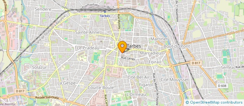 localisation de l'entreprise SNC SIMON à TARBES