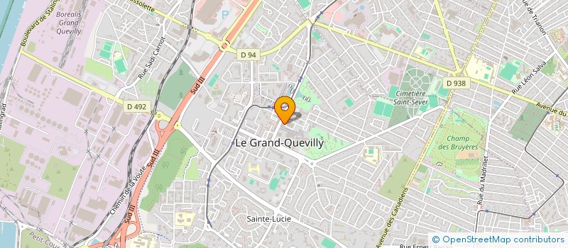 localisation de l'entreprise SNC SIMON J.W  LE GRAND-QUEVILLY