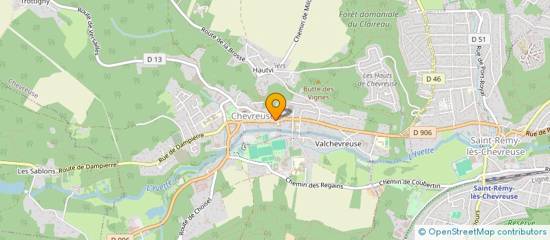 localisation de l'entreprise SNC SITHA  CHEVREUSE