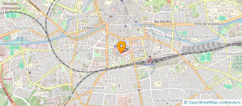 localisation de l'entreprise SNC SM CENTRE OUEST  RENNES