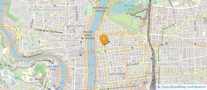localisation de l'entreprise SNC SOBRUNE à LYON