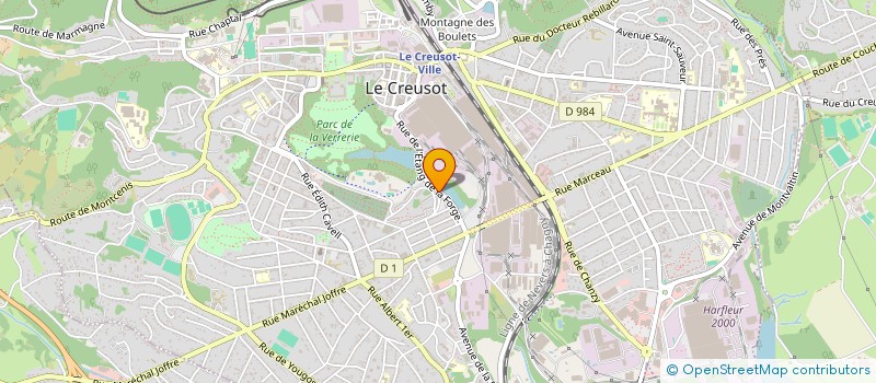 localisation de l'entreprise SNC SOC INDUSTR ETUDE RECHER REALI AUTOM à LE CREUSOT