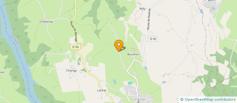 localisation de l'entreprise SNC SOC PRIVEE HAUTE SECURITE LOIRE  CORDELLE