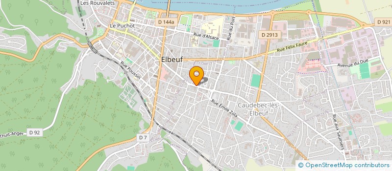 localisation de l'entreprise SNC SOFIANE  CAUDEBEC-LES-ELBEUF