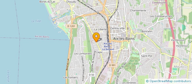localisation de l'entreprise SNC SOLIPAC à AIX-LES-BAINS