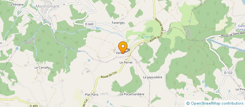 localisation de l'entreprise SNC SOUCIEU  MONTROMANT