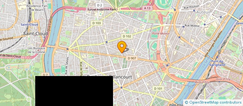 localisation de l'entreprise SNC SS2T à BOULOGNE-BILLANCOURT