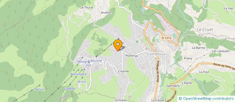 localisation de l'entreprise SNC STE IMMO DE COMBLOUX  COMBLOUX
