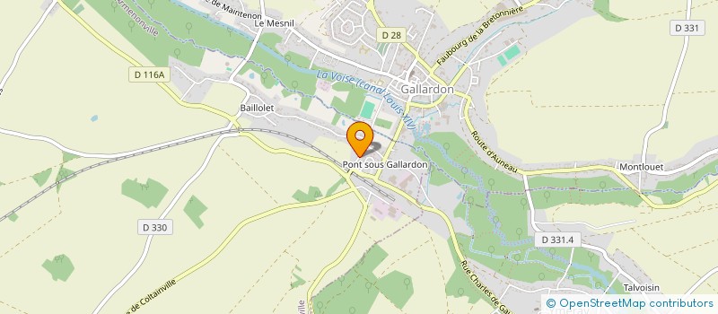 localisation de l'entreprise SNC STEFICO à BAILLEAU-ARMENONVILLE