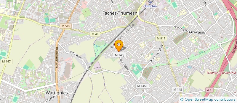 localisation de l'entreprise SNC STORM à FACHES-THUMESNIL