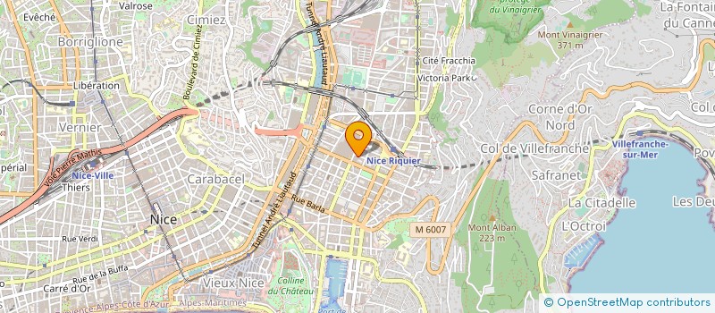 localisation de l'entreprise SNC STRATECO à NICE