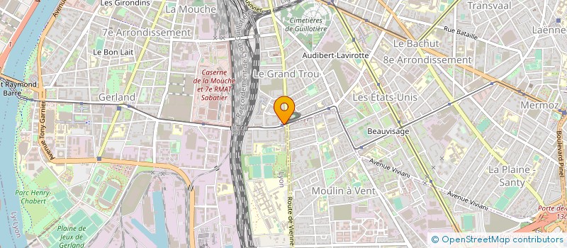 localisation de l'entreprise SNC STRIM à LYON