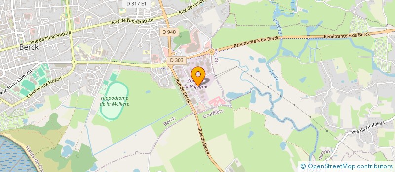 localisation de l'entreprise SNC STUDIO STORE PRODUCTION  BERCK