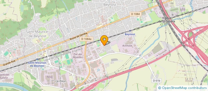 localisation de l'entreprise SNC SUN  BEYNOST